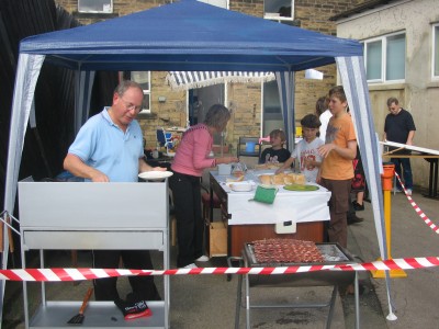 Preparing the food
